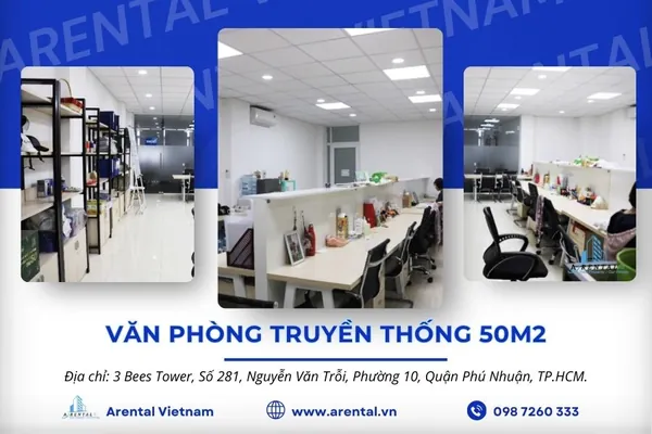 Văn Phòng Cho Thuê 50m2 Quận Phú Nhuận
