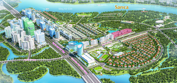 Sarica Condominium tọa lạc trên 2 tuyến đường huyết mạch là đường Nguyễn Cơ Thạch giao với Mai Chí Thọ