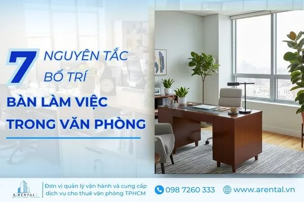 Nguyên Tắc Bố Trí Bàn Làm Việc Trong Văn Phòng Hợp Phong Thủy