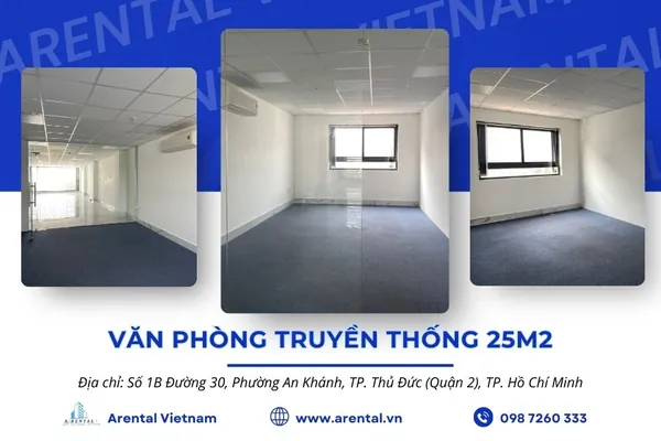 Báo Giá & Thông Tin Văn Phòng Cho Thuê 25m2 Quận 2