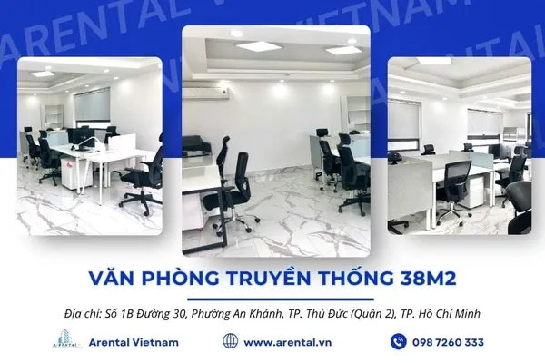Báo Giá & Thông Tin Văn Phòng Cho Thuê 38m2 Quận 2