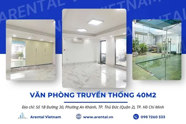 Báo Giá & Thông Tin Văn Phòng Cho Thuê 40m2 Quận 2