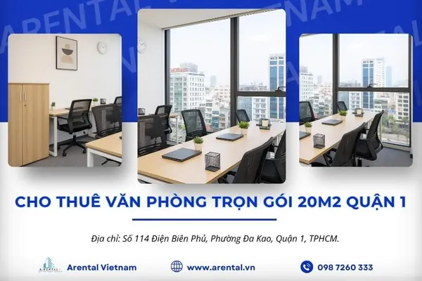 Báo Giá & Thông Tin Văn Phòng Trọn Gói 20m2 Quận 1