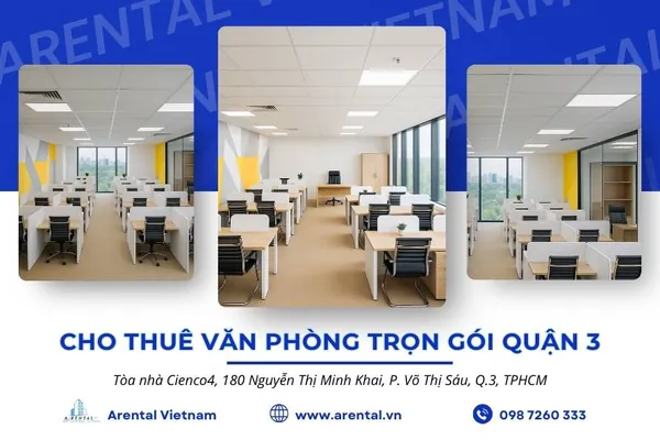 Văn Phòng Trọn Gói Quận 3 | Báo Giá Ưu Đãi T11/2025