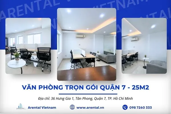 Báo Giá Và Thông Tin Văn Phòng Trọn Gói 25m2 Quận 7