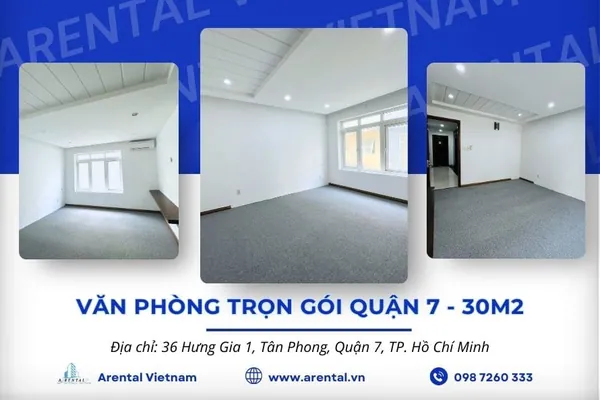 Báo Giá Và Thông Tin Văn Phòng Trọn Gói 30m2 Quận 7
