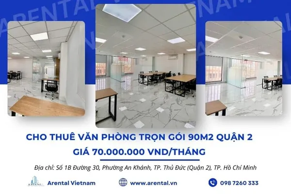 90m2 - 70000000VND/tháng