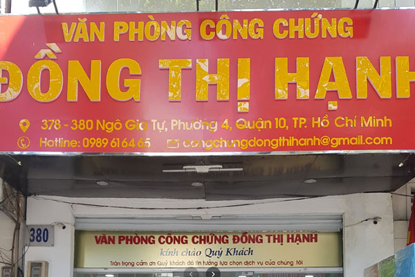 Dong Thi Hanh Notary Office