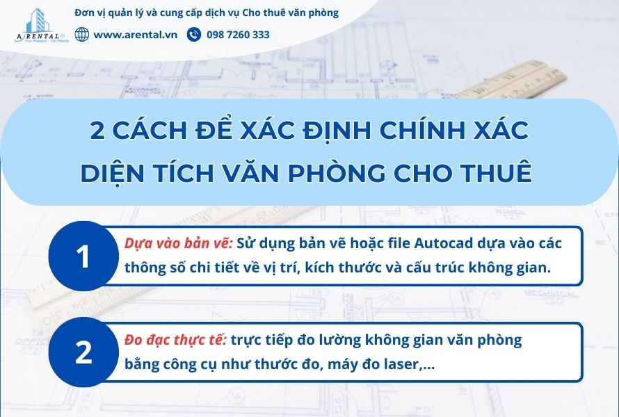 2 cách để kiểm tra, đo đạc diện tích thực tế.