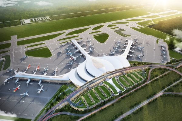 Sân bay quốc tế Long Thành đã và đang trong quá trình hoàn thiện