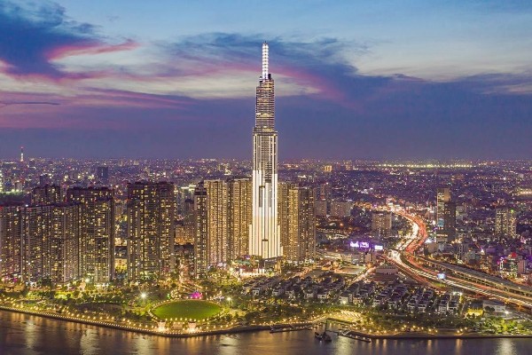 Toà Tháp Empire 88 Tower sẽ là tòa tháp cao nhất Việt Nam sau khi được hoàn thàn