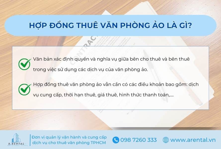 Hợp đồng thuê văn phòng ảo là gì?