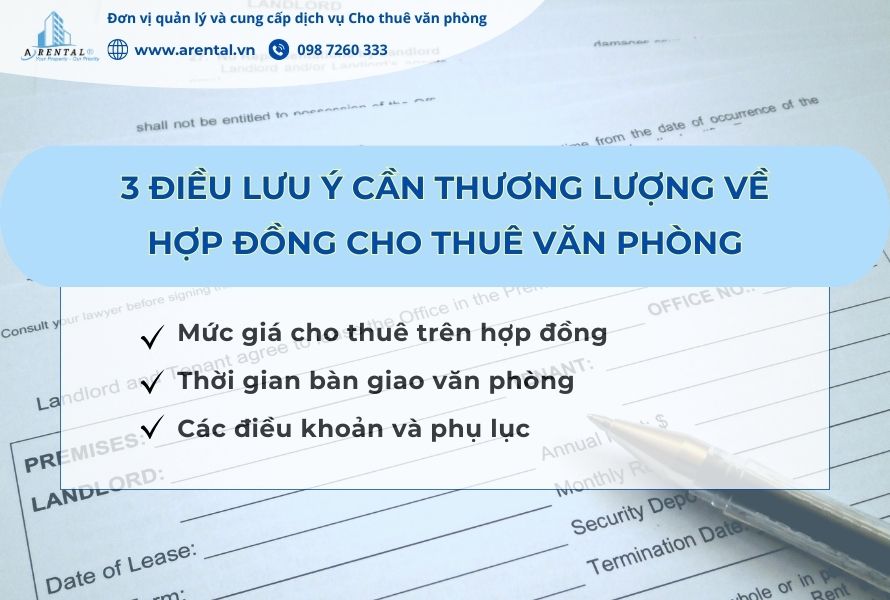 Cần phải lưu ý kỹ 3 điều khi thương lượng về hợp đồng cho thuê.