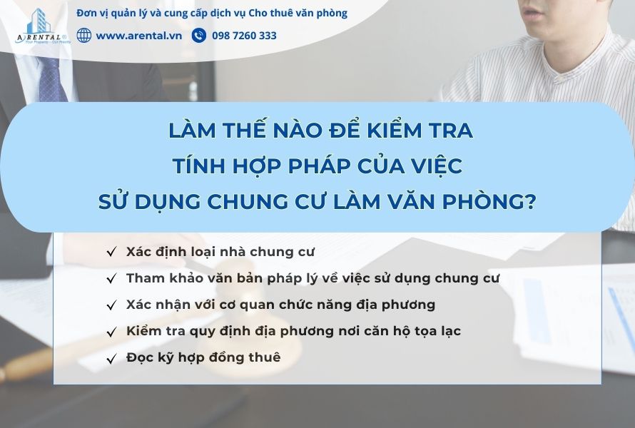 Hướng dẫn kiểm tra tính pháp lý của văn phòng chung cư.