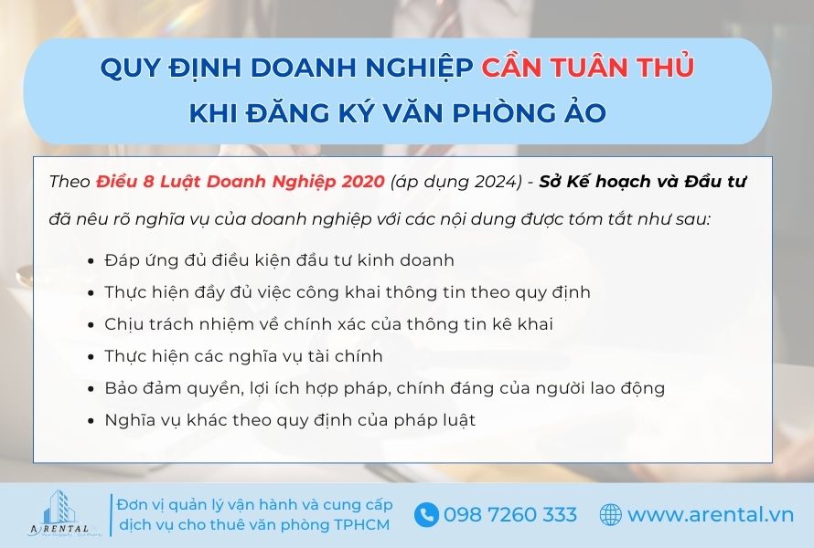 Quy định doanh nghiệp cần tuân thủ.