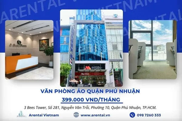 Giới thiệu dịch vụ cho thuê văn phòng ảo Phú Nhuận Dịch vụ cho thuê văn phòng ảo quận Phú Nhuận tại Arental Vietnam giá chỉ từ 399.000 VND/tháng.