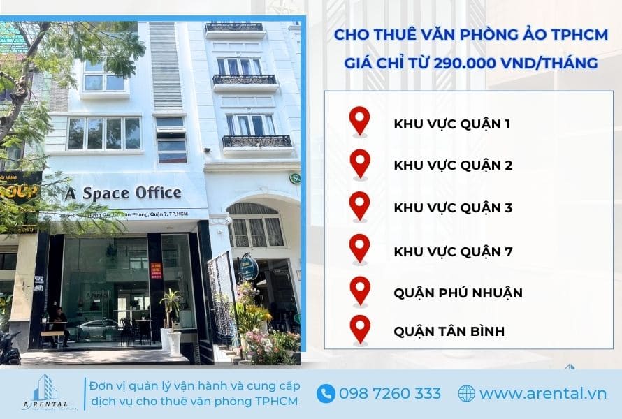 Arental Vietnam - đơn vị cho thuê văn phòng ảo TPHCM chuyên nghiệp.