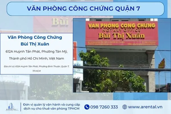 Văn Phòng Công Chứng Bùi Thị Xuân.