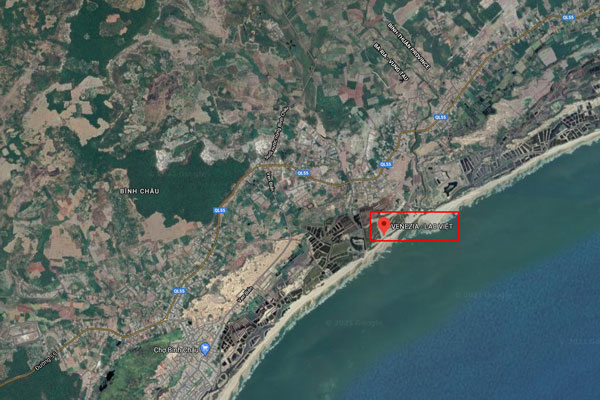 Location of Venezia Beach project