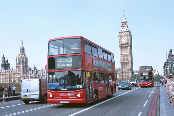 bus in london